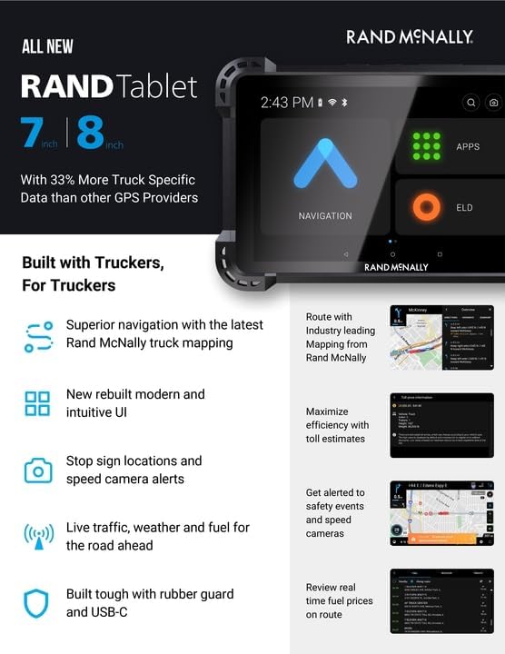 Rand McNally | RANDTAB7 | GPS 7"