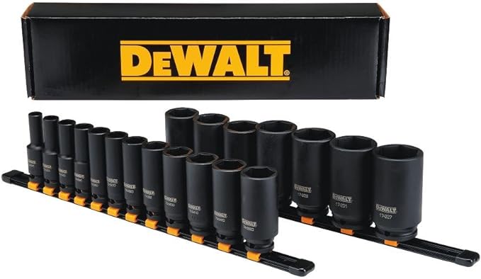 DEWALT | Deep Impact Socket Set, 1/2" Drive