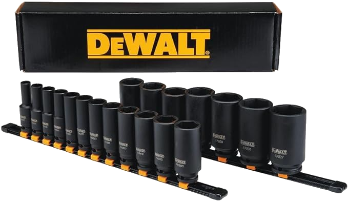 DEWALT | Deep Impact Socket Set, 1/2" Drive