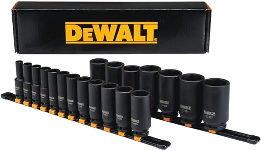 DEWALT | Deep Impact Socket Set, 1/2" Drive