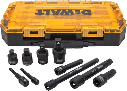 DEWALT | Impact Wrench Set 10 pieces, 3/8" \ 1/2"