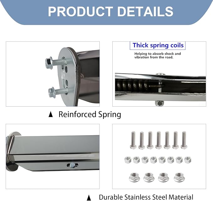 Semi-Trailers | Set of 2 Stainless Steel Brackets