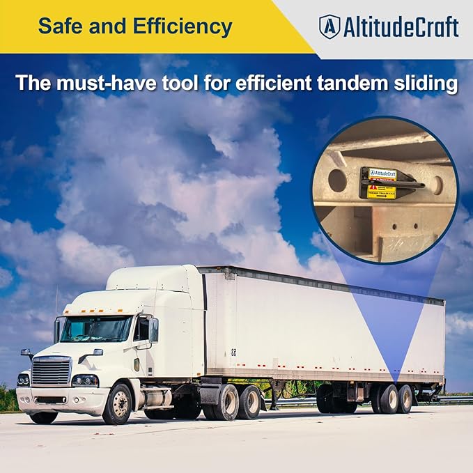 Tandem Slide Stopper | Heavy Duty Axle Stop for Trailer,