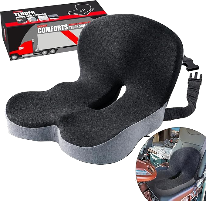 Seat Cushion | for Truck Driver, Memory Foam