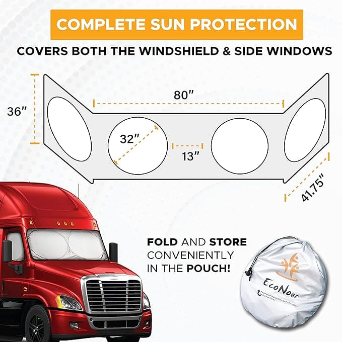 EcoNour|  Semi-truck sunshade