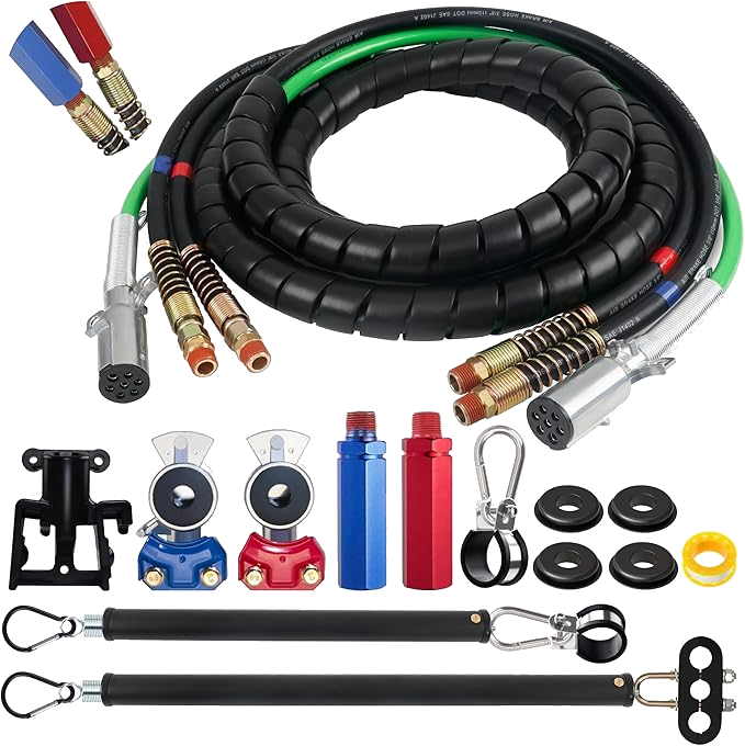 Air Lines Kit | Heavy Duty 3 in 1 Semi Truck Air Lines Kit